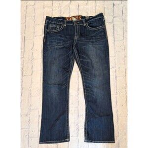 Hydraulic Bailey Slim Boot Dark Wash Denim Blue Jeans Womens Size 17/18